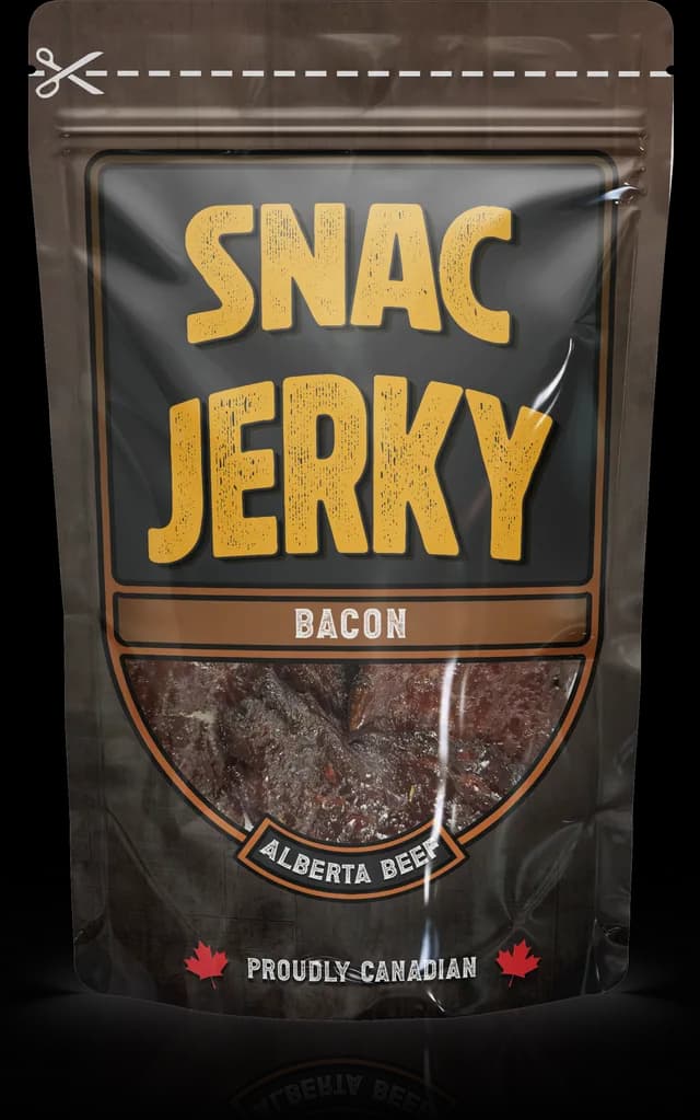 Bacon Jerky bag