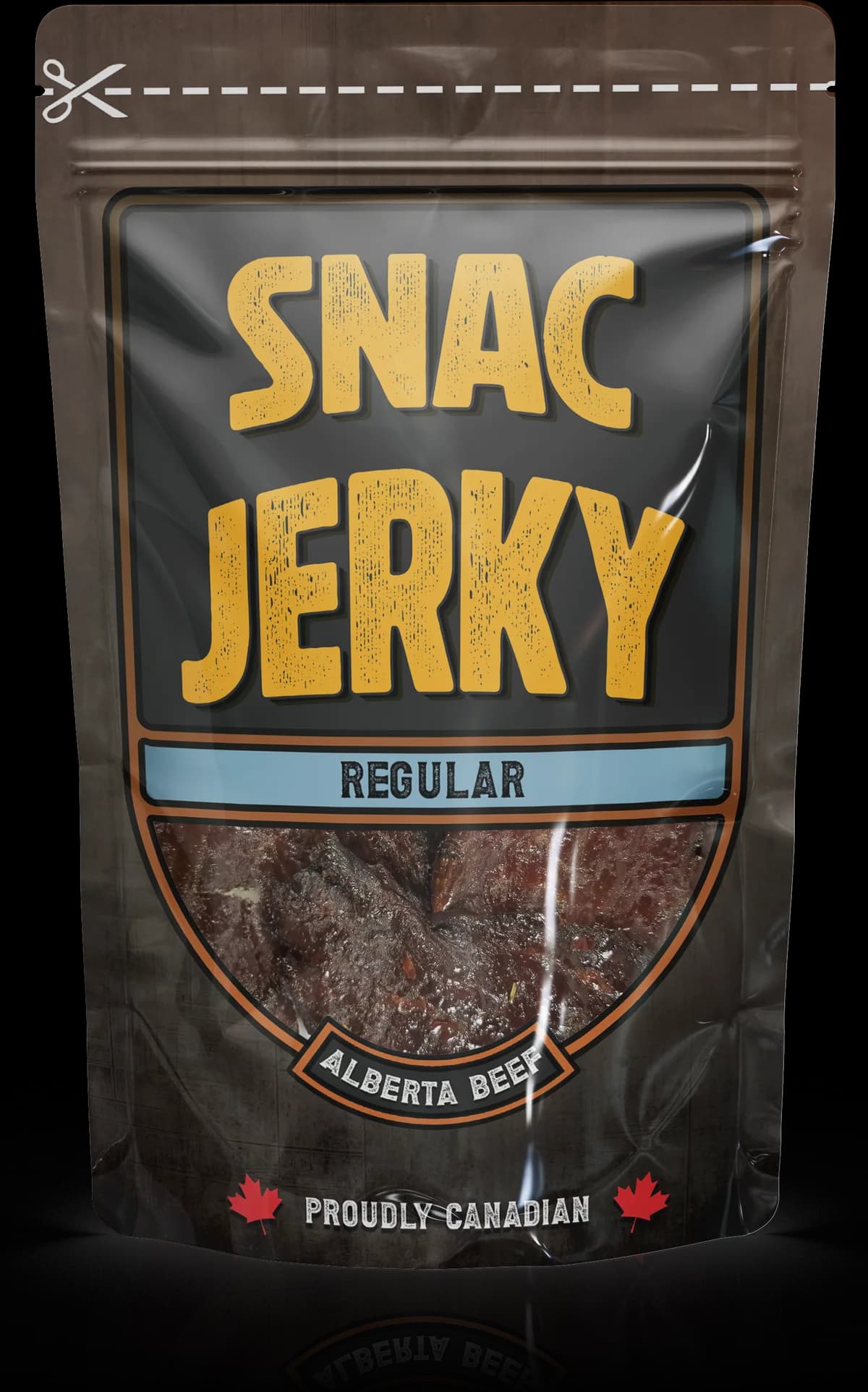 Regular Jerky bag, front