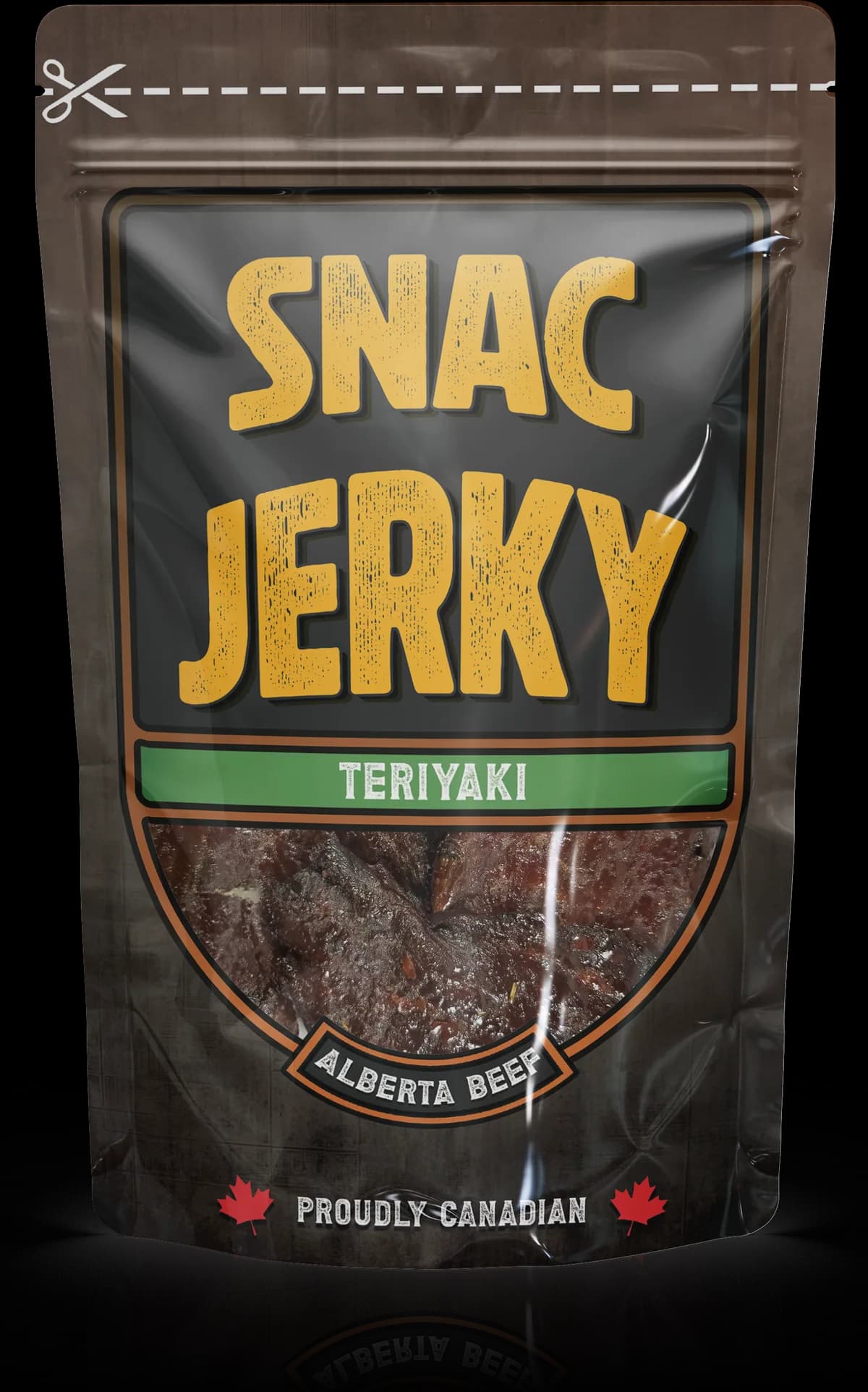 Teriyaki Jerky bag, front